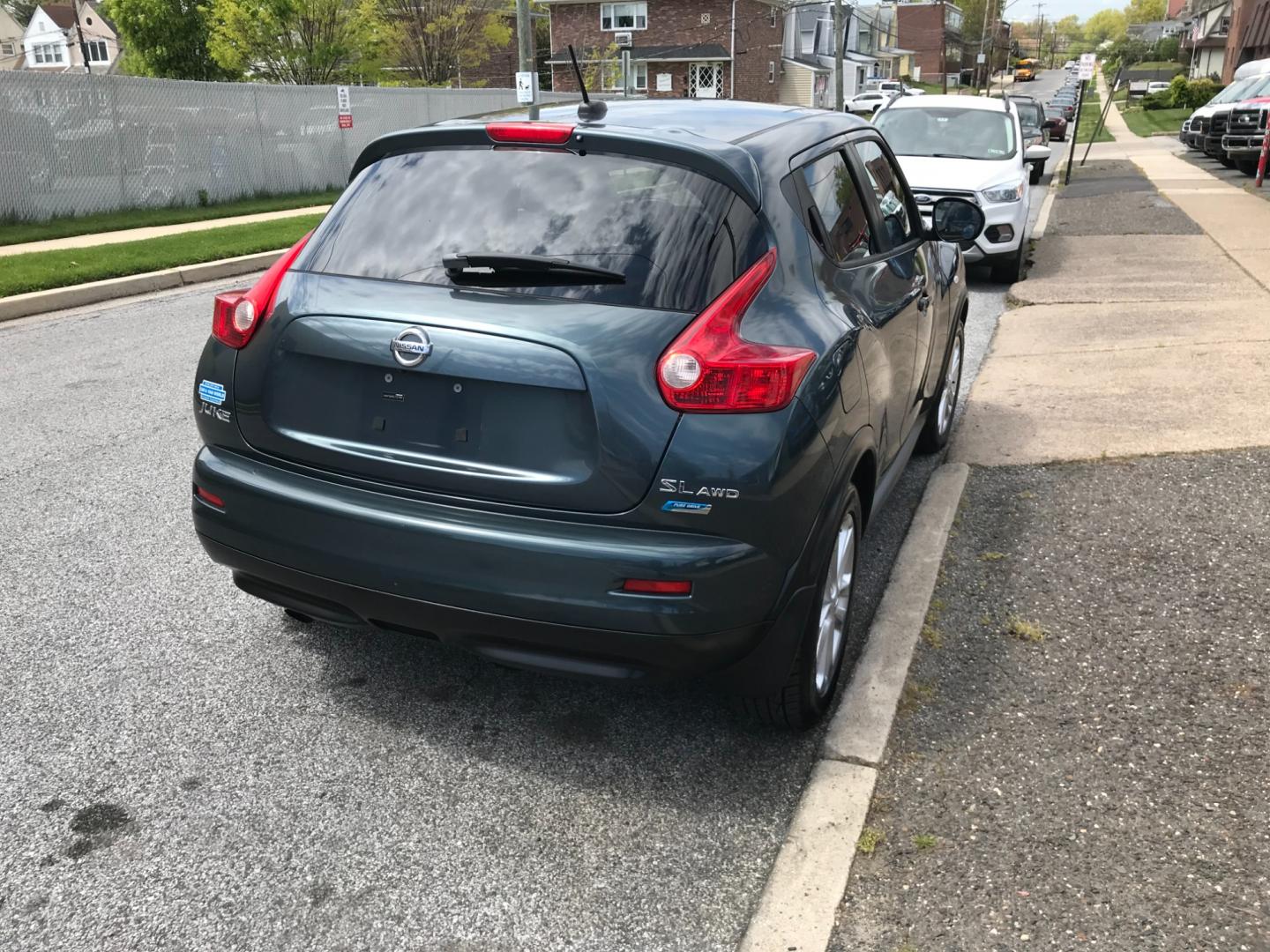 2012 Blue /Black Nissan Juke S (JN8AF5MV6CT) with an 1.6 engine, Automatic transmission, located at 577 Chester Pike, Prospect Park, PA, 19076, (610) 237-1015, 39.886154, -75.302338 - 2012 Nissan Juke SL: AWD, navigation system, backup camera, new PA inspection, heated seats, SUPER CLEAN! This vehicle comes inspected and has been given a bumper to bumper safety check. It is very clean, reliable, and well maintained. We offer a unique pay plan that is known for being the easies - Photo#4